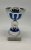 4" SILVER/BLUE TROPHY