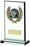 6" GLASS PLAQUE AWARD