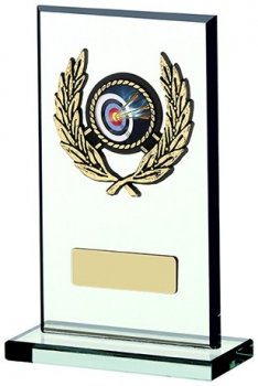 6Inch GLASS PLAQUE AWARD