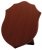 10" MAHOGANY LARGE SHIELD