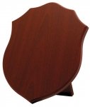 12" MAHOGANY LARGE SHIELD