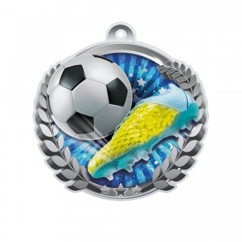 50MM ACRYLIC FOOTBALL MEDAL T/41