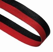 BLACK AND RED 22MM WIDE RIBBON