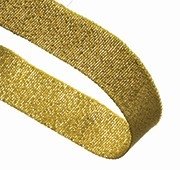 GLITTER GOLD 22MM WIDE RIBBON