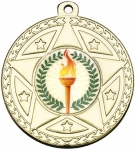 50MM GOLD STAR MEDAL