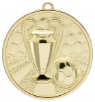 50MM GOLD FOOTBALL MEDAL