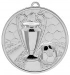 50MM SILVER FOOTBALL MEDAL