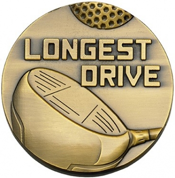 60MM LONGEST DRIVE MEDAL