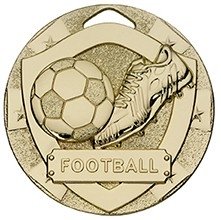 50MM FOOTBALL MINISHIELD MEDAL