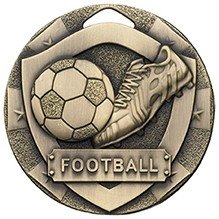 50MM FOOTBALL MINISHIELD MEDAL