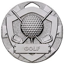 50MM GOLF MINI SHIELD MEDAL