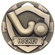 50MM HOCKEY MINI SHIELD MEDAL