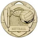 50MM NETBALL MINI SHIELD MEDAL