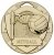 50MM NETBALL MINI SHIELD MEDAL