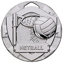 50MM NETBALL MINI SHIELD MEDAL