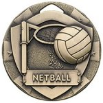 50MM NETBALL MINI SHIELD MEDAL