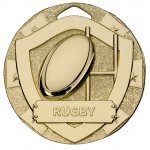 50MM RUGBY MINI SHIELD MEDAL