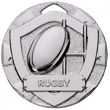50MM RUGBY MINI SHIELD MEDAL