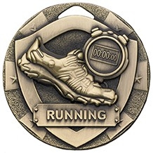 50MM RUNNING MINI SHIELD MEDAL