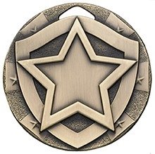 50MM STAR MINI SHIELD MEDAL