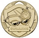 50MM SWIMMING MINISHIELD MEDAL