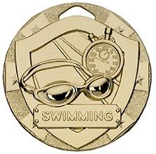 50MM SWIMMING MINISHIELD MEDAL