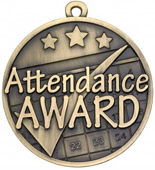 50MM ATTENDANCE AWARD MEDAL