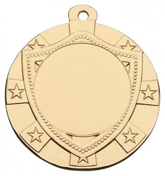 40MM GOLD SHIELD MEDAL