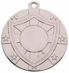 60MM SILVER SHIELD MEDAL