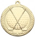 70MM GOLD GOLF MEDAL