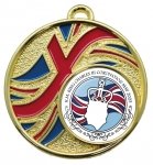 50MM UNION JACK FLAG MEDAL