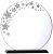 7.75" CLEAR GLASS STARS AWARD