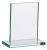 3.5"JADE GLASS PLAQUE AWARD T/185 CASE 40