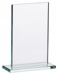 5.25"JADE GLASS PLAQUE AWARD T/185 CASE 40