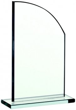 8Inch GLASS PLAQUE AWARD