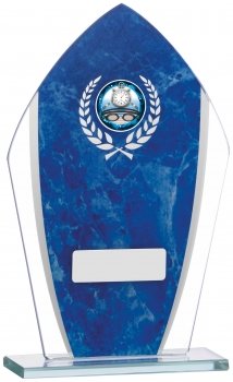 7.25inch BLUE MARBLE MIRRORED