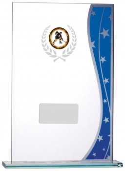 8inch BLUE GLASS AWARD