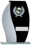 6.5" BLACK MIRROR GLASS AWARD