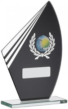 6.5inch GLASS BLACK MIRROR AWARD