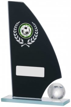 6.5Inch FOOTBALL MIRROR GLASS AWARD