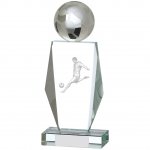 9.25" FOOTBALL GLASS AWARD