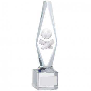 8inch AURORA SHARD FOOTBALL GLASS AWARD