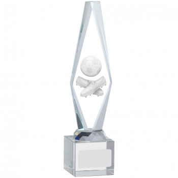 8Inch AURORA SHARD FOOTBALL GLASS AWARD