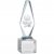 10" AURORA SHARD FOOTBALL GLASS AWARD