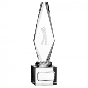 9inch GLASS GOLF MALE PLAYER S351D CASE 10