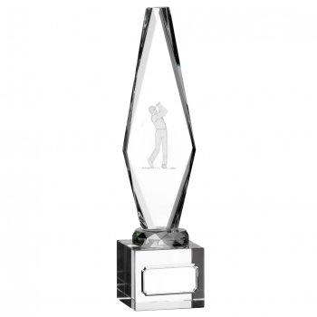 10inch GLASS GOLF MALE PLAYER T/48 S351D CASE 10