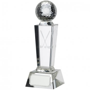 7.5inch GOLF GLASS AWARD WITH T/48 S351D CASE 10