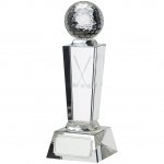 7.5" GOLF GLASS AWARD WITH BALL S351D CASE 10