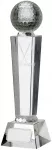 10.25" GOLF GLASS AWARD WITH BALL S351D CASE 10