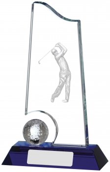 7inch GOLF GLASS AWARD S112S CASE 8